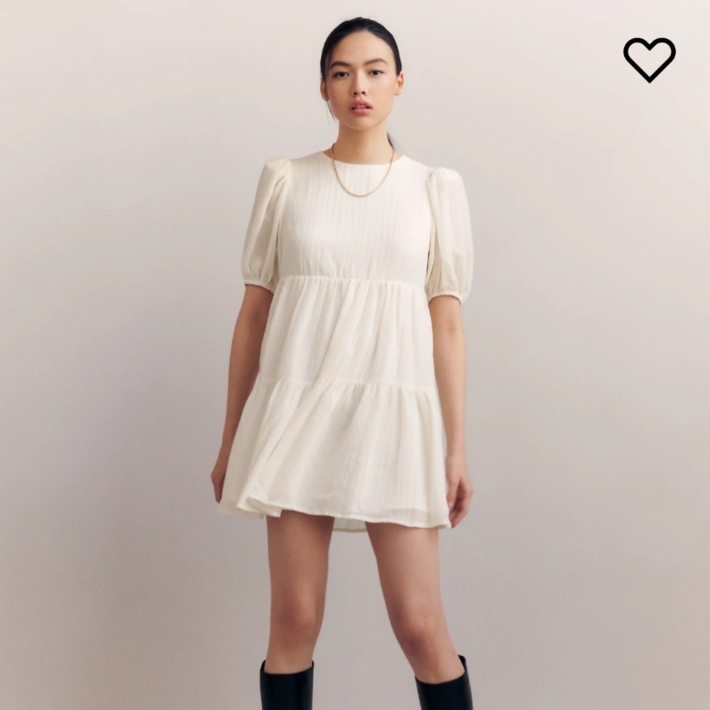 Reformation Estate Dress in Ivory